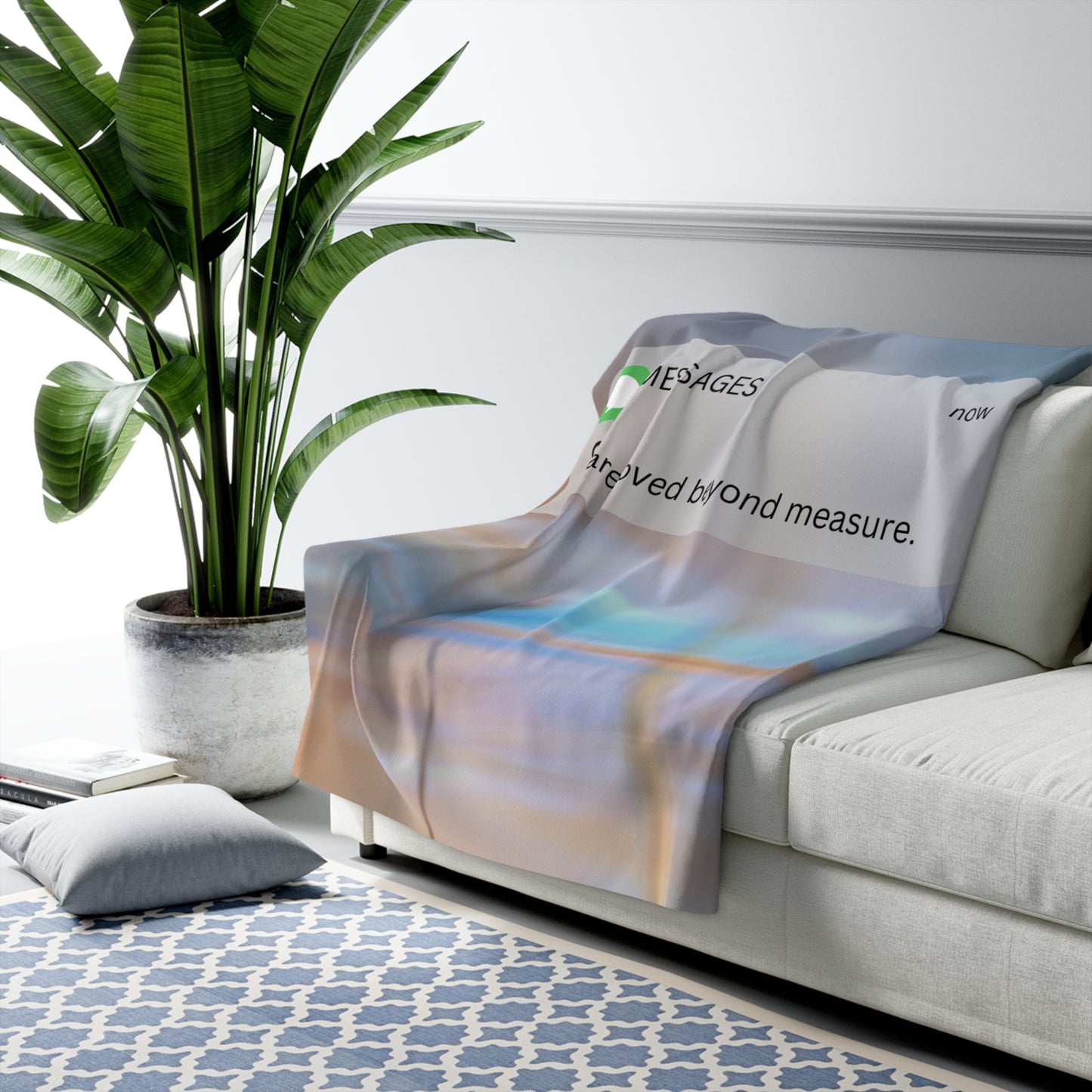 GOD'S MESSAGE Fleece Blanket