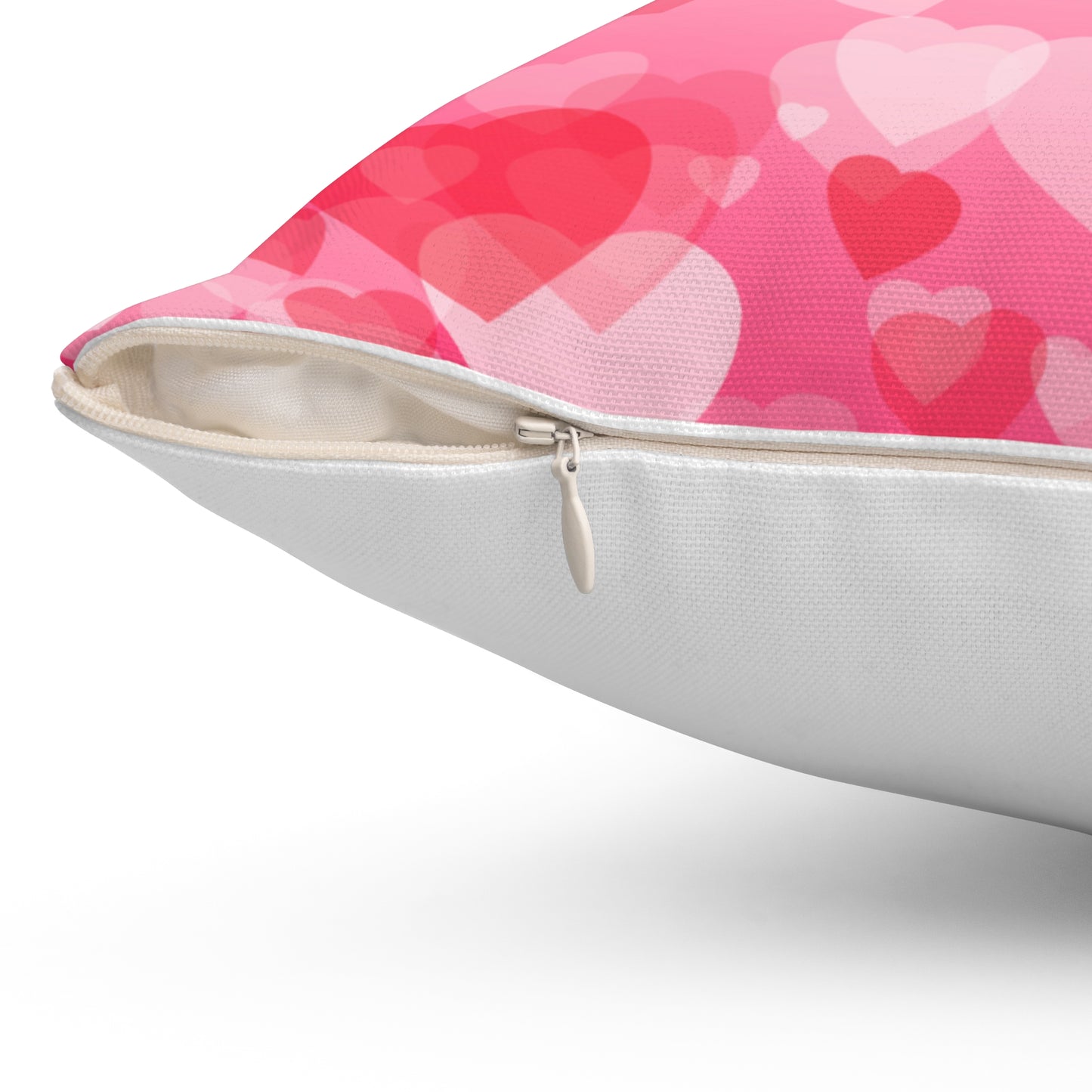V-DAY HEARTS Square Pillow