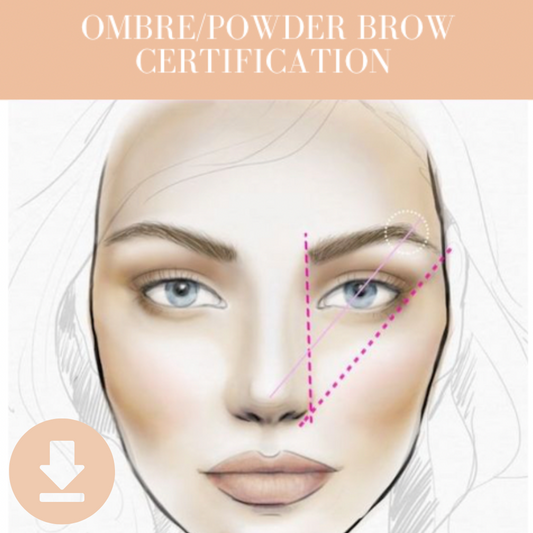 OMBRE/POWDER BROW CERTIFICATION MANUAL W/ MRR