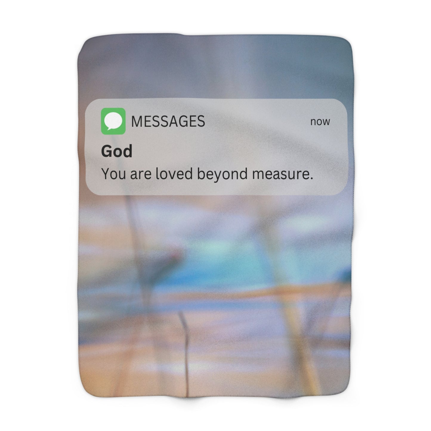 GOD'S MESSAGE Fleece Blanket