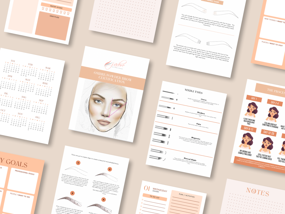 OMBRE/POWDER BROW CERTIFICATION MANUAL W/ MRR