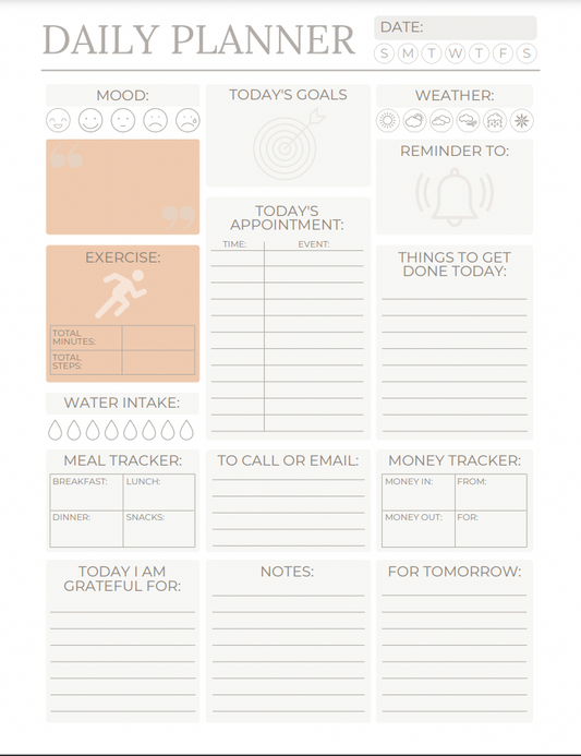 PRINTABLE PLANNER