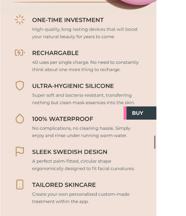 FOREO UFO (2 min facial) https://www.foreo.com/ufo-collection