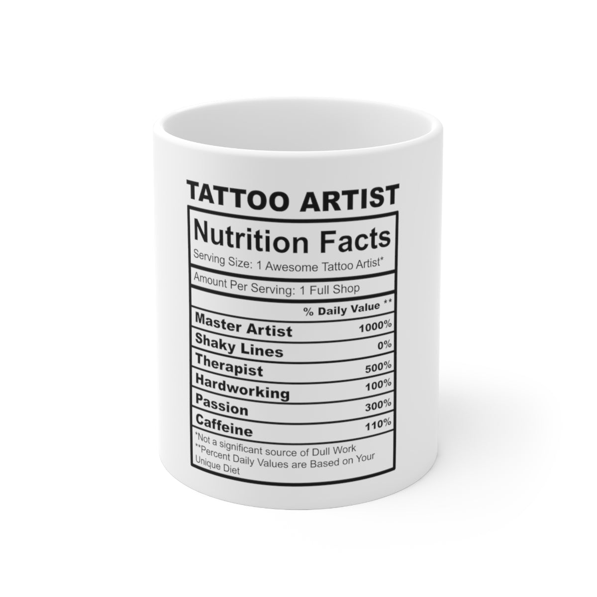 Tattoo Artisit Ceramic Coffee Mug